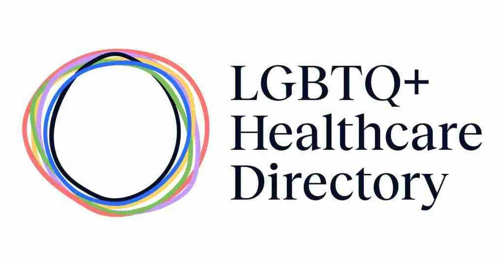The logo for LGBTQ+ Health Directory.