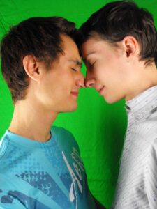 This is an image from the Gay Therapist DC page of the website of a loving gay male couple.